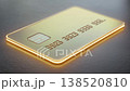 Illuminated Credit Card Close Up 138520810