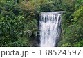 Majestic Sandiaoling Waterfall Cascading Through Lush Forest Taiwan 138524597