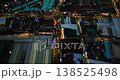 Street lights over the buildings and residential area in Davao City, Philippines. Mindanao. 138525498