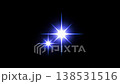 A blinking pale blue star light effect on a black background (looping) 138531516