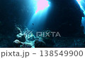 Light pouring down onto the seabed: Iriomote Island, the Lapis Lazuli Palace Light pouring down onto the seabed: Iriomote Island, the Lapis Lazuli Palace 138549900