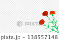 Watercolor red carnation loop animation, Mother's Day 138557148