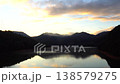 京都日吉水壩湖的日出 138579275
