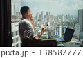 Shocked businessman reading terrible news on smartphone in office crying from stress and disappointment symbol of burnout mental health crisis work pressure bad news concept global economy today shock 138582777