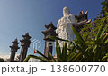 Standing Buddha statue against sky at Tong Lam Son Temple Nha Trang Vietnam 138600770