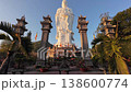 Standing Buddha statue against sky at Tong Lam Son Temple Nha Trang Vietnam 138600774