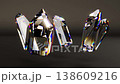 Crystal gem diamond stone on black bg rotate endless 138609216