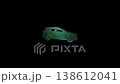 Holographic suv digital car rotating animation 138612041