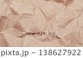 Stop motion of crumpled craft brown paper texture, abstract loop background 138627922