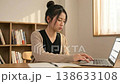 A woman studying 138633108