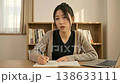 A woman studying 138633111
