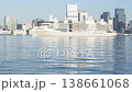 The luxury cruise ship Silver Nova slowly backs away to anchor in Tokyo Bay. 138661068