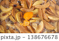Boiling dried fruit compote in a pot 138676678