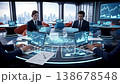 Futuristic Conference Room Emerald Green Interface Futuristic Conference Room Emerald Green Interface 138678548