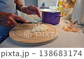 Woman cutting and preparing vegetables at home in the kitchen. Concept for cooking and food preparation. 138683174