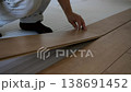 Installing Laminate Planks with Locking System 138691452