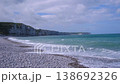 Sea waves splashing against the sea shore, powerful transparent water meditative spectacle landscape, ocean water 138692326