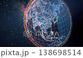 Low Earth Orbit Internet Satellites Above Asia - real Time Tracking Computer System Screen 138698514