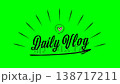 Stylish handwritten-style Daily Vlog title video thumbnail 138717211