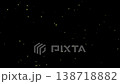 Starry sparkle on a black background 138718882