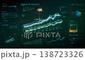 Abstract Data Dashboard With Rising Financial Charts 138723326