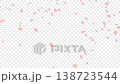 一段春日視頻，畫面中大量色彩飽和度極高的櫻花花瓣飄落。 138723544