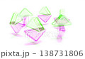 Glassmorphism triangle color glass shape edge bg rotate endless 138731806