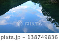 The sky reflected on the surface of the Chitose River 138749836