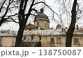 Lviv city streets people landmarks cold weather coats urban life Ukraine travel video collection 138750087