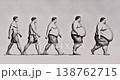 march of obesity - march of progress 138762715