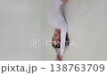 Graceful Woman Performing on White Floor 138763709