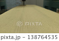 Milling of a wooden model on a CNC machine 138764535