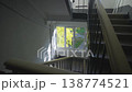 Interior staircase enjoys plenty of daylight from window 138774521