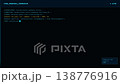Core Terminal Interface Live System Startup Secure Handshake Digital Dashboard Concept. 138776916