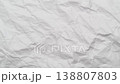 Stop motion of crumpled white paper texture, abstract loop background 138807803