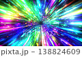 閃亮、多彩、聚焦的線條效果背景 138824609