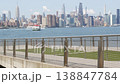 Manhattan Midtown skyline, Edge Park, New York City Brooklyn USA. East River from North Williamsburg 138847784