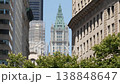 New York City Woolworth building 1913, skyscraper on Broadway, Downtown Manhattan, USA gothic tower. 138848647