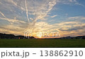 A time-lapse of clouds. A beautiful sunset, the end of the day. 138862910