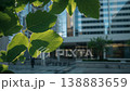 屋頂上排列著一排空調室外機，遠處是個落日餘暉籠罩的城市。 138883659