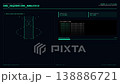 Futuristic DNA Sequencing Analysis Interface with Helix Replication Model and Genome Mapping Progress Data Screen. 138886721