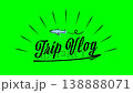 Stylish handwritten-style Trip Vlog title video. Lifestyle, Travel, Trip, Outing. 138888071