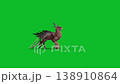 green screen griffin walks side mythological creature 3d animation cgi 138910864