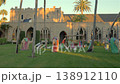 Christmas nativity scene on church lawn West Palm Beach Florida 138912110
