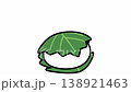 A looping animation of a kashiwa mochi bouncing and spinning. 138921463
