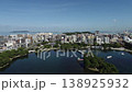Drone footage of the cityscape from Ohori Park in Fukuoka Prefecture. 138925932