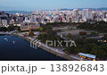 Drone aerial photography of the night view from Ohori Park in Fukuoka City, Fukuoka Prefecture. 138926843