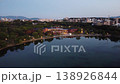 Drone aerial photography of the night view from Ohori Park in Fukuoka City, Fukuoka Prefecture. 138926844