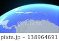 Location and red map of Aruba on the earth 138964691