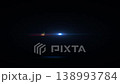 Cinematic Blue Anamorphic Lens Flare Moving on Dark Background for Sci-Fi Visual Effects.light leaks against a deep black backdrop 138993784